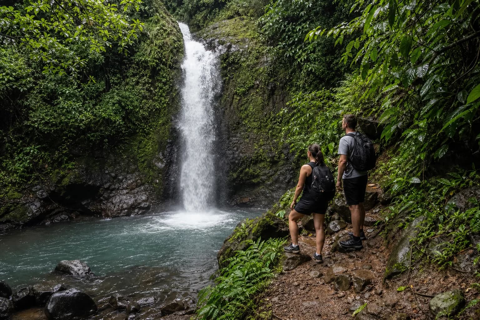 Montezuma waterfalls & village